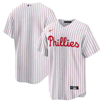 mens nike white philadelphia phillies home blank replica je